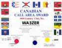 Canadian Call area cert