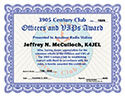 Club Officers cert