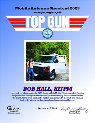 KI7PM Top Gun Award